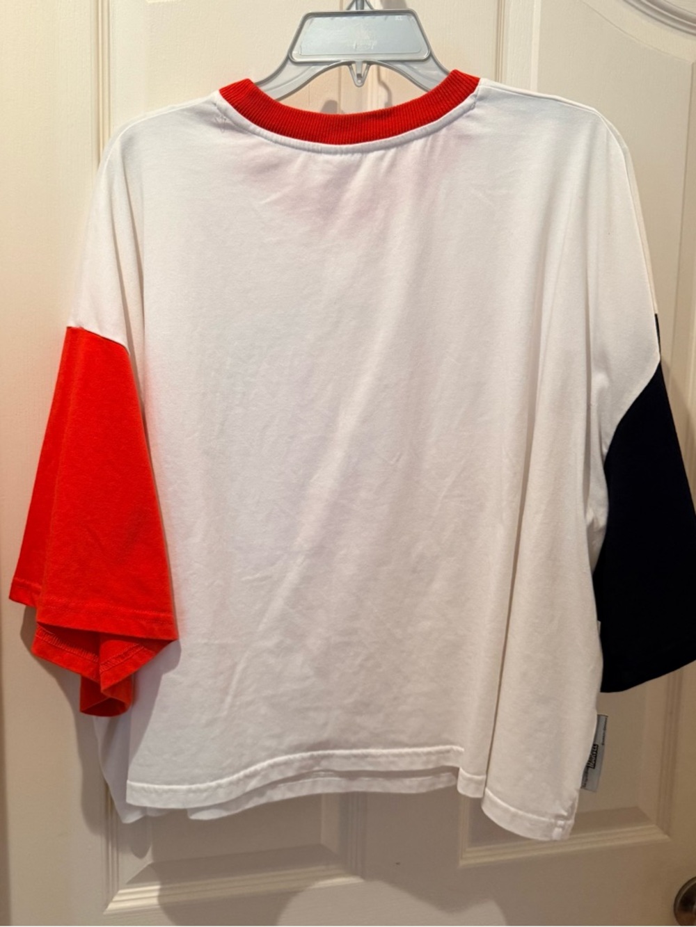 Marvel Women' Spider-Man 60th anniversary-White & Red cropped Tee 3X - Picture 7 of 7